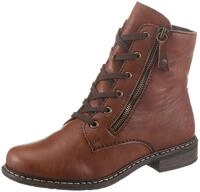 Rieker Stiefelette Schn&uuml;rstiefelette, Schn&uuml;rboots mit Rei&szlig;verschluss an der