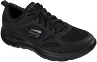 Sneaker SKECHERS "Summits-South Rim", Herren, Gr. 43, schwarz, Leder, Textil, Schuhe