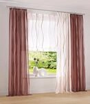OTTO home Gardine "Dimona, 2er-Set, Kr&auml;uselband, transparent, Wellenmotiv"