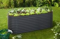 KONIFERA Hochbeet ", bodenloses Gartenbeet aus verzinktem Stahl"