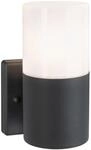 Paulmann Au&szlig;en-Wandleuchte "Tubs IP44 rund 105x123mm max. 15W 230V Grau matt Metall,