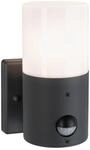 Paulmann Au&szlig;en-Wandleuchte "Tubs IP44 rund 105x130mm max. 15W 230V Grau matt Metall,