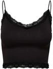 ONLY T-Shirt "T-Shirt ONLVICKY LACE SEAMLESS CROPPED TOP 1er Pack"