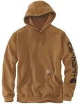 Hoodie CARHARTT "Kaputzensweatshirt", Herren, Gr. XS, braun, Obermaterial: 50%