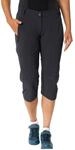 Fahrradhose VAUDE "Women's Yaras 3/4 Pants", Damen, Gr. 38, N-Gr, schwarz,