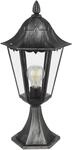 EGLO Sockelleuchte "Navedo Sockellampe, Au&szlig;enlampe aus Aluguss und Glas, E27, IP44,