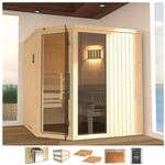 weka Sauna "Varberg 3" 7,5 kW Bio-Ofen mit ext. Steuerung