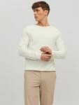 Jack & Jones Rundhalspullover "JJEHILL KNIT CREW NECK NOOS" Baumwolle, regular...