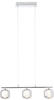 LED Pendelleuchte BRILLIANT "Rafa" Lampen Gr. Höhe: 131 cm, silberfarben