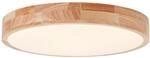 BRILLIANT Deckenleuchte "Slimline", wei&szlig; (holz hell, wei&szlig;), 1, &Oslash; 39cm H: 8cm, 1