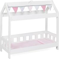 Puppenbett CHIC2000 "Stars Grey", grau (stars grau), Puppenm&ouml;bel, KinderB:25cm