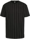 T-Shirt URBAN CLASSICS "Urban Classics Herren Oversized Pinstripe Tee", Herren, Gr.