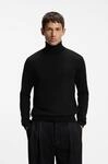 HUGO Rollkragenpullover "San Thomas-M" aus Merinowolle, regular fit