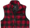 Steppweste BRANDIT "Brandit Herren Teddyfleece Vest Men" Gr. L, rot (red, black)