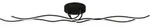 EGLO Deckenleuchte "Roncade 1 Deckenlampe, K&uuml;chenlampe aus Aluminium, Stahl und