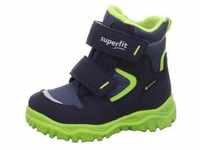 Winterstiefel SUPERFIT "HUSKY1 WMS: Mittel" Gr. 24, blau (navy, grün) Kinder Schuhe