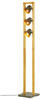 Stehlampe TRIO LEUCHTEN "Bell" Lampen Gr. Höhe: 150,0 cm, grau (nickelfarben)