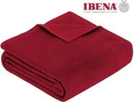 IBENA Wohndecke "Luxus" verschiedene Gr&ouml;&szlig;en, uni, Kuscheldecke, Premium, made in