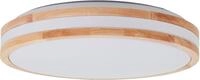 BRILLIANT Deckenleuchte "Laskos", wei&szlig; (holz hell, wei&szlig;), 1, &Oslash; 38cm H: 9cm, 1