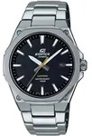 Quarzuhr CASIO EDIFICE, silber (schwarz, silberfarben), Armbanduhren, Herren,