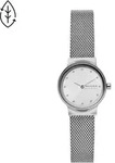 Quarzuhr SKAGEN "FREJA LILLE", silber (silberfarben, silberfarben), Armbanduhren, Quarzuhr SKAGEN "FREJA LILLE", silber (silberfarben, silberfarben), Armbanduhren,