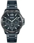 Multifunktionsuhr HUGO "SPORT", blau, Armbanduhren, Herren, Quarzuhr, Armbanduhr,