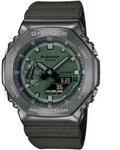 Chronograph CASIO G-SHOCK, gr&uuml;n (olivgr&uuml;n, anthrazit), Armbanduhren, Herren,