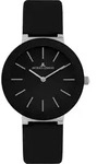 Quarzuhr JACQUES LEMANS "Monaco", schwarz (schwarz, silberfarben, schwarz),
