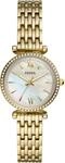 Quarzuhr FOSSIL "CARLIE", gold (goldfarben), Armbanduhren, Damen, Quarzuhr,