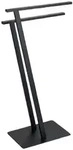 Handtuchständer WENKO "Lirio", schwarz, B:20cm H:76,5cm T:40cm, Metall, Handtuchständer WENKO "Lirio", schwarz, B:20cm H:76,5cm T:40cm, Metall,