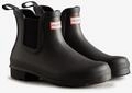 Gummistiefel HUNTER "ORIGINAL CHELSEA BOOT", Damen, Gr. 37, schwarz, Synthetik,