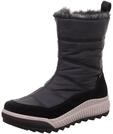 Stiefelette LEGERO "Legero Stiefelette Leder/Textil", Damen, Gr. 37, schwarz, Leder,