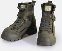 Winterboots BUFFALO "Aspha Com1 Vegan", Damen, Gr. 41, Warmfutter, gr&uuml;n (khaki),