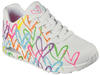 Sneaker SKECHERS "UNO - HIGHLIGHT LOVE" Gr. 38, bunt (weiß, multi) Damen Schuhe