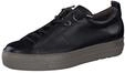 Sneaker PAUL GREEN "Paul Green Sneaker Glattleder", Damen, Gr. 38, schwarz,