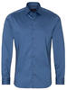 Langarmhemd ETERNA "SLIM FIT" Gr. 43, Normalgrößen, blau (rauchblau) Herren Hemden