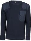 Rundhalspullover BRANDIT "Brandit Herren Military Sweater", Herren, Gr. M, navy, 100%