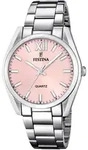 Quarzuhr FESTINA "Boyfriend Collection", silber (silberfarben), Armbanduhren, Damen,