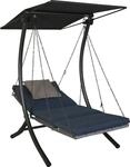 Angerer Freizeitm&ouml;bel Hollywoodschaukel "Luxus Smart denim" BxTxH: 100x145x160 cm