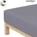 Schlafgut Spannbettlaken "Basic Cotton Bettlaken, 160 g/m&sup2;, 100% Baumwolle,