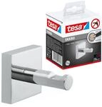 tesa Klebehaken "EKKRO Bademantelhaken Chrom" Handtuchhalterung selbstklebend & ohne