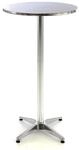 VCM Gartentisch "Stehtisch Bistrotisch klappbar Edelstahl Aluminium"