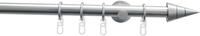 GARDINIA Gardinenstange "Set Metall" &Oslash; 20 mm 1 l&auml;ufig-l&auml;ufig Fixma&szlig; 1-Lauf