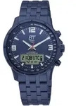 Funkchronograph ETT "Arctica", blau, Armbanduhren, Herren, Armbanduhr,...