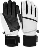 Skihandschuhe REUSCH "Tessa STORMBLOXXTM", Damen, Gr. 7.5, schwarz-wei&szlig; (wei&szlig;,