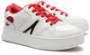 Sneaker LACOSTE "L005 222 1 SMA" Gr. 44, weiß (wht, red) Schuhe...