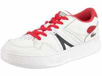 Sneaker LACOSTE "L005 222 1 SMA" Gr. 44, weiß (wht, red) Schuhe Schnürhalbschuhe