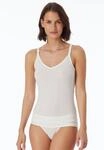 Spaghettitop SCHIESSER "Personal Fit", Damen, Gr. XXL, beige (naturwei&szlig;), Single