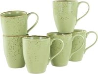 CreaTable Becher "Kaffeebecher NATURE COLLECTION" Tassen Set, 6-teilig