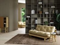 Karup Design Daybett "Roots Sofa Bed, Schlafsofa, Bettfunktion, FSC-Massivholz,"